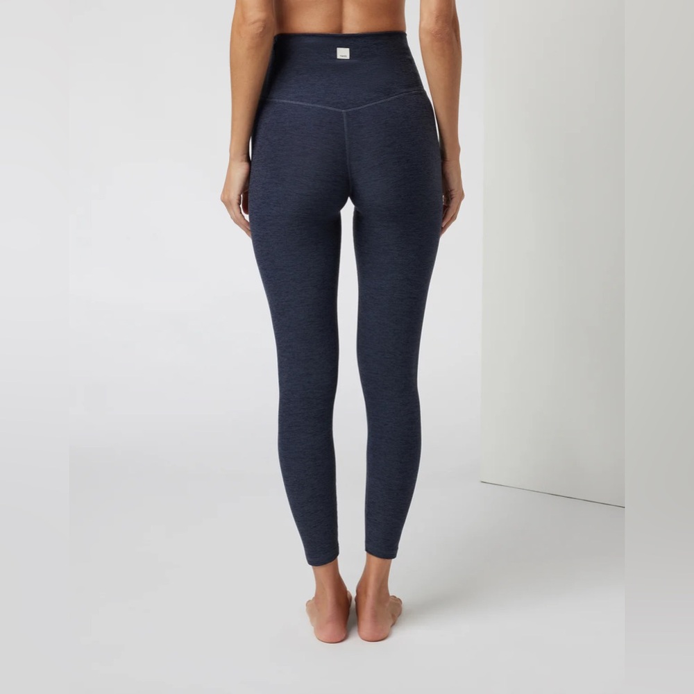 Vuori High-Rise Navy Heather Leggings
